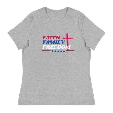 Faith Family Freedom Ladies Tee